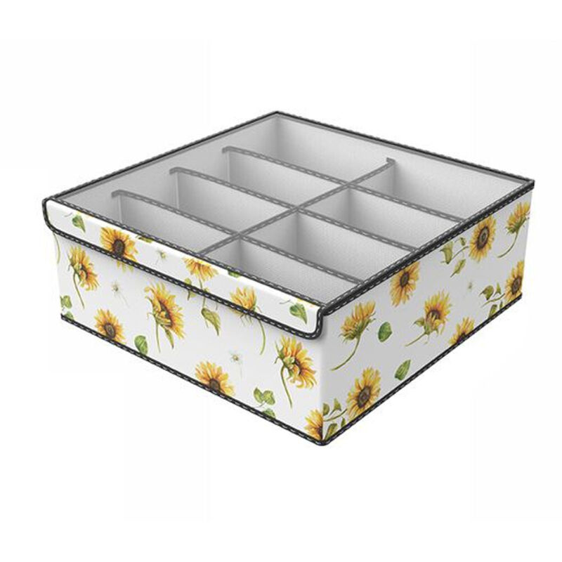 Trade Shop Traesio - Trade Shop - box scatola salvaspadio 8 intents oggetti organizer 32x32x12CM -