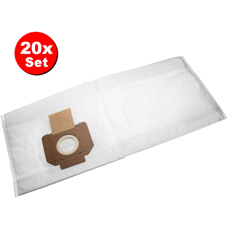 Staubsauger-Zubehör für Nilfisk Alto Attix 350, 350-01, 360, 360-11, 360-21, 360-2M, 8 Gallon, Centix 60 - 20x Staubsaugerbeutel - Trade-shop