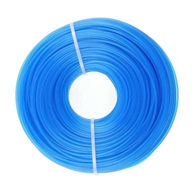 Trimmerschnur / Trimmerfaden / Mähfaden / Nylonfaden rund blau 60m x 3,0mm für Rasentrimmer Motorsense Freischneider - Trade-shop
