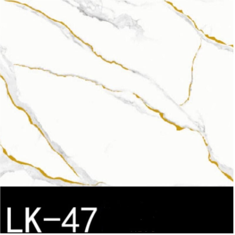 Trade Shop - Weiße Aufkleber Aufkleber Panel Weiße Streifen Gold 120x300cm Wände Raum Parasirisieren -