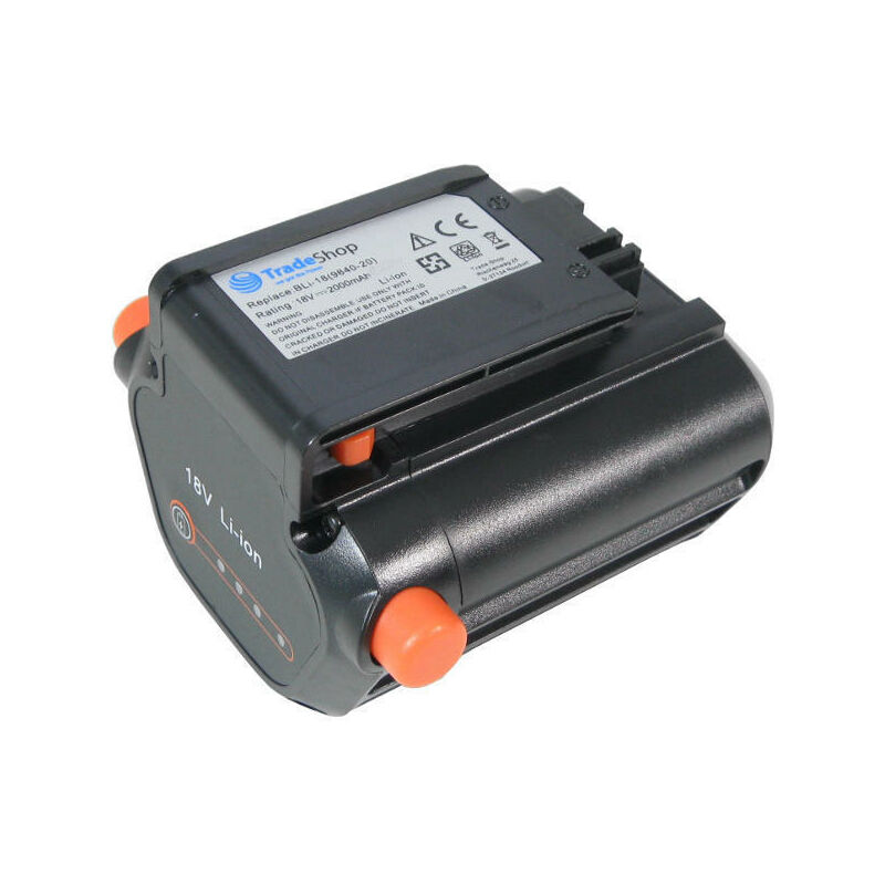 Werkzeug Li-Ion Akku 18V / 2000mAh für Gardena AccuJet 18-Li 8833-20 ersetzt Gardena 08833-20 967102001 9839 9840 09839-20 9839-20, CS-GRA180PW