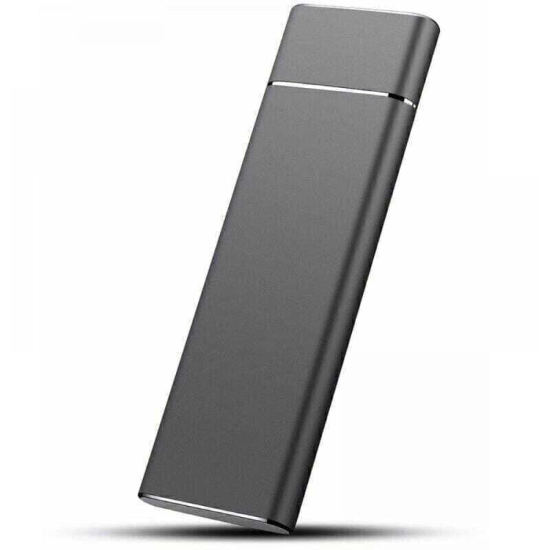 Tragbare 2-TB-SSD, externe Highspeed-USB-3.0-Festplatte mit stoßfestem Aluminiumgehäuse