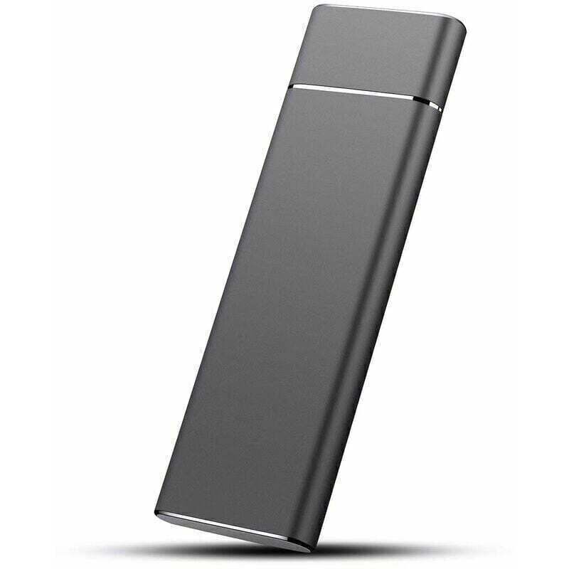 Tragbare externe 2-TB-SSD – High-Speed-USB-3.0-Festplatte aus Aluminiumlegierung, ultradünn und stoßfest