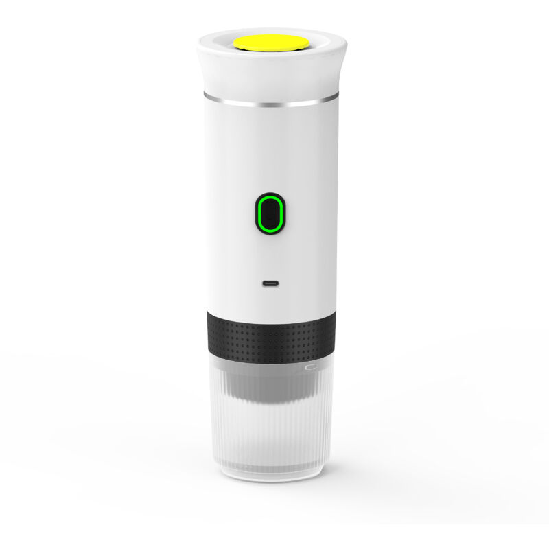 Tragbare, kabellose 3-in-1-Kaffeemaschine für Auto, Zuhause und Reisen. Geeignet für Kapseln und gemahlenen Kaffee. Mini-Kaffeemaschine mit 15 Bar