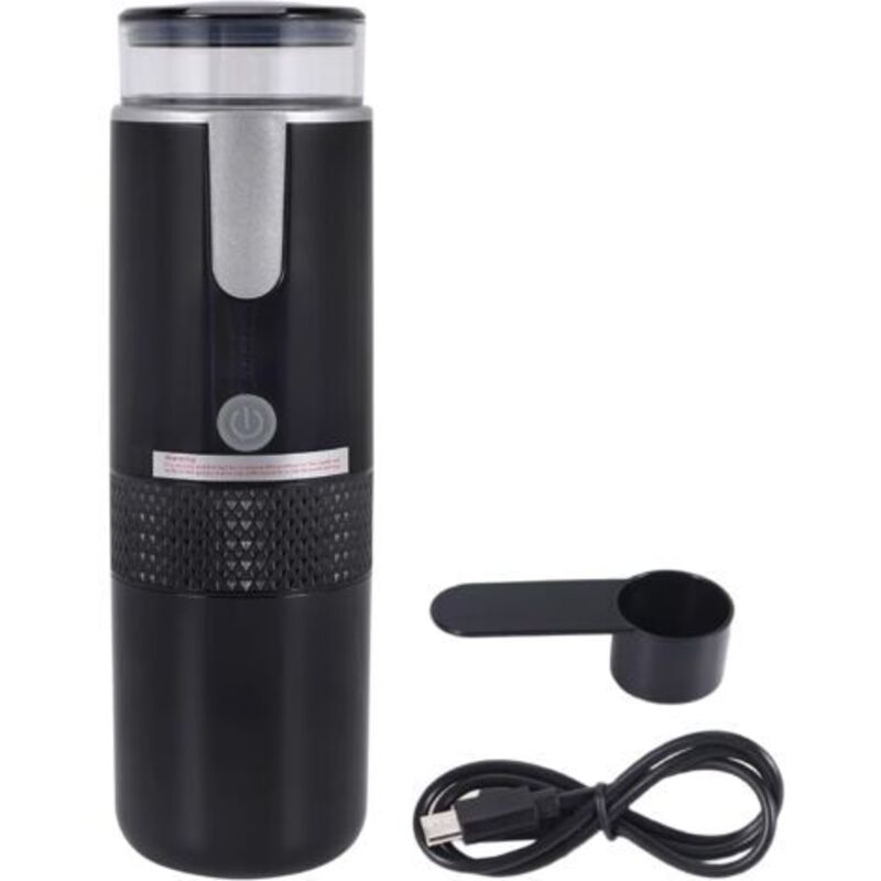 Tragbare Kaffeemaschine, kompatibel mit K-Cup-Kapseln. Gemahlener Kaffee. Manuell bedienbare, tragbare Kaffeemaschine für Camping und Wandern.