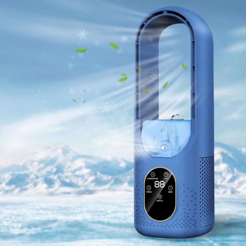 Tragbare Klimaanlage – 3-in-1-Luftkühler – Tragbare Klimaanlage mit 6 Geschwindigkeiten – 1-6-Stunden-Timer – Mini-Klimaanlage für Schlafzimmer/Büro,