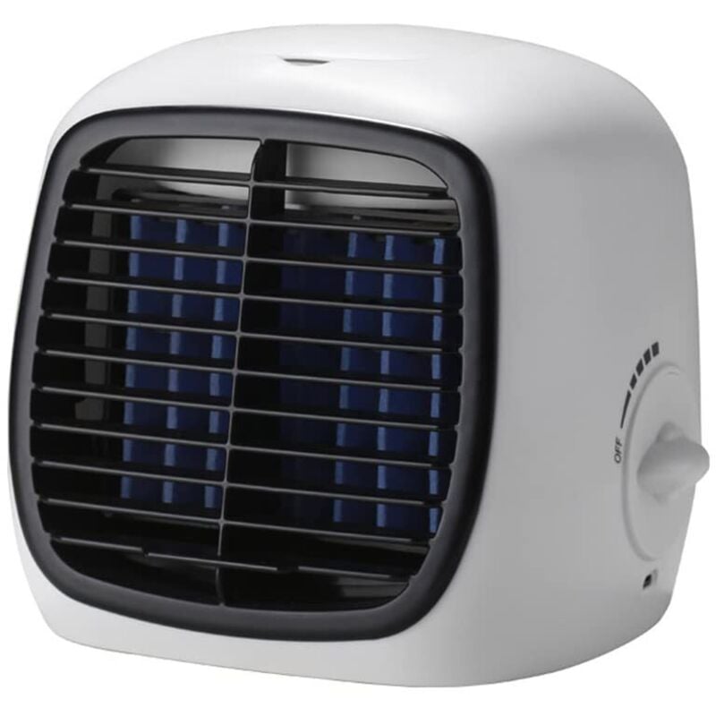 Sjqka - Tragbare Klimaanlage Mini-Ventilator Tischventilatoren Mobile Klimaanlage USB-Ventilator Auto-Ventilator Tischkühler Schreibtisch Abs Weiß