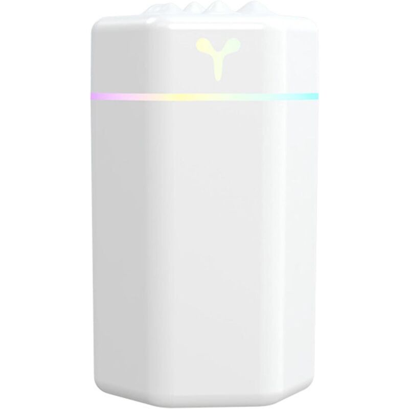 Tragbare Luftbefeuchter Tragbare USB-Luftbefeuchter für das Schlafzimmer – Ultraschall-Luftbefeuchter mit 7-farbigem Nachtlicht für Schlafzimmer,