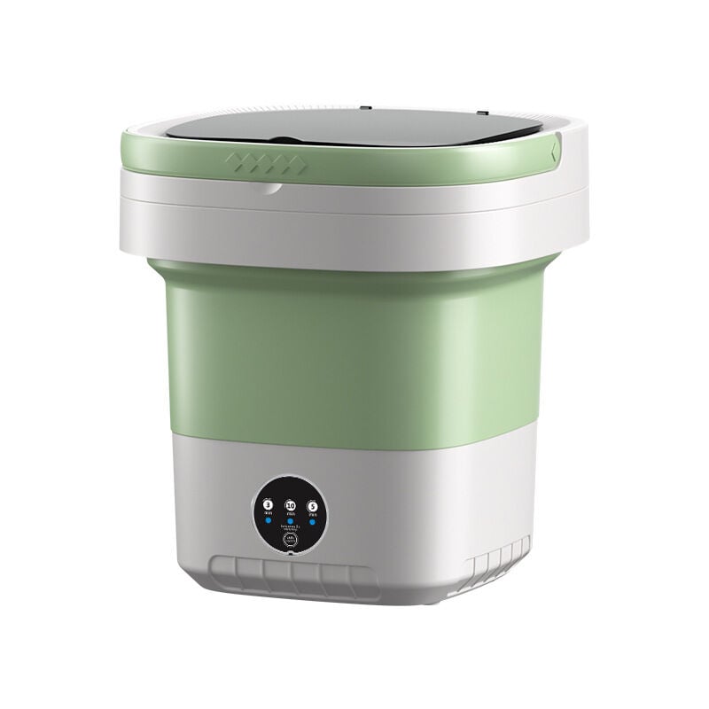 Tragbare Waschmaschine, verbesserte 12-Liter-Faltbare Mini-Waschmaschine mit großem Fassungsvermögen, kleine Waschmaschine für Babykleidung,