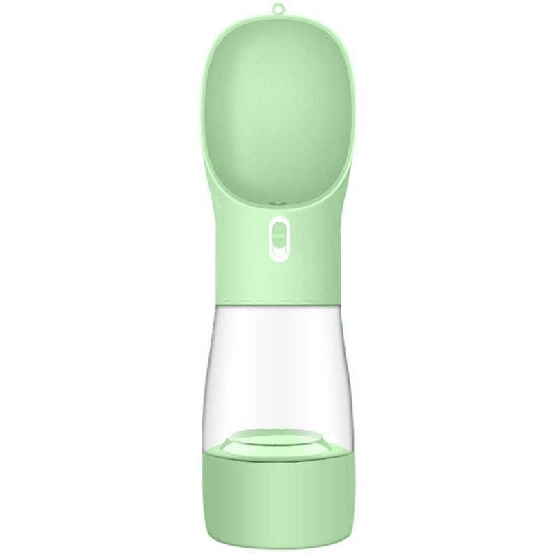 Tragbare Wasserflasche + Napf für Hund, Katze, Haustier, perfekt für unterwegs: 2-in-1-Wasserspenderflasche + Trockenfutterspender, Wasserflasche +