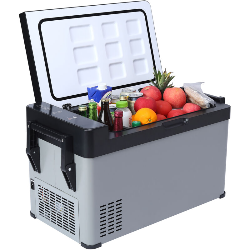 Tragbarer 12V 240V Kompressor-Kühlschrank fürs Auto 38L Mini-Kühlschrank mit Griff Temperaturregelung -22℃ bis 20℃