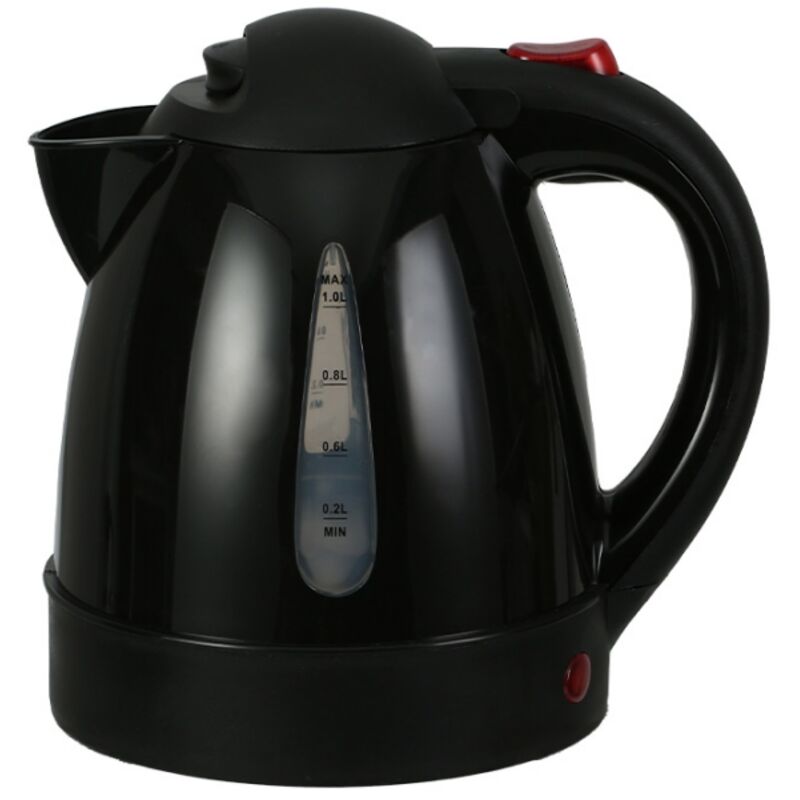Tragbarer Auto-Wasserkocher, 1000 ml, 12 V, automatische Abschaltung, 150 W, für Tee und schwarzen Kaffee, Auto-Wasserkocher für unterwegs