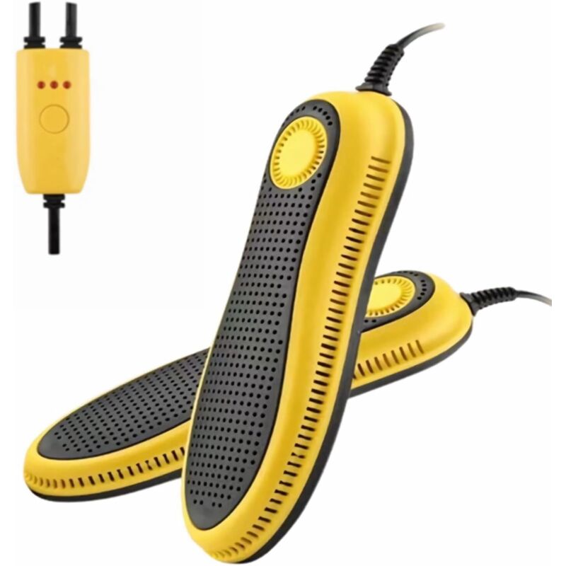 Tragbarer elektrischer Schuhtrockner mit Timer und 3 Modi für Schuhe, Skischuhe und Handschuhe bei Winter-/Regenwetter