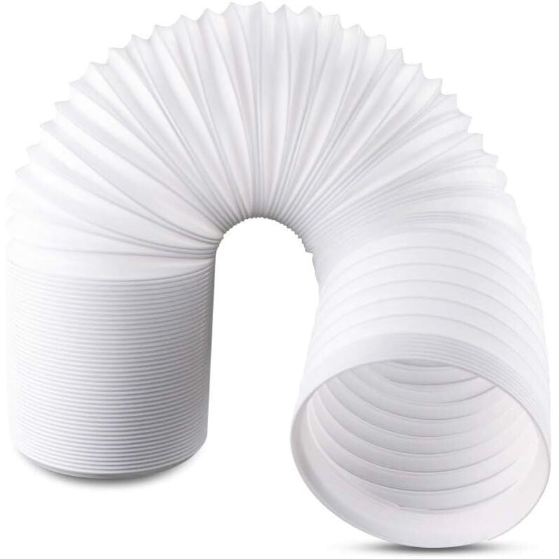 Tragbarer Klimaanlagen-Abluftschlauch, 150 mm Durchmesser, Linksgewinde, 2 m Länge, geeignet für Klimaanlagen/Luftentfeuchter/Küchengeräte