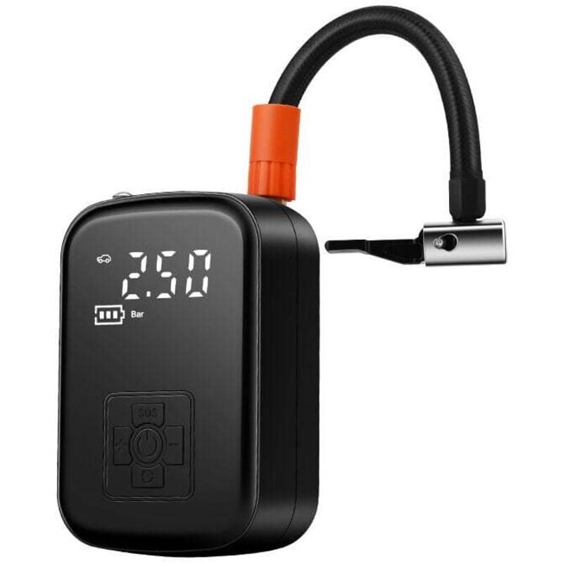 Tragbarer Luftkompressor, 4000 mAh Mini-Elektro-Luftpumpe 150 PSI, wiederaufladbarer Reifenfüller für Autoreifen, Fahrräder, Motorräder, Roller, Bälle