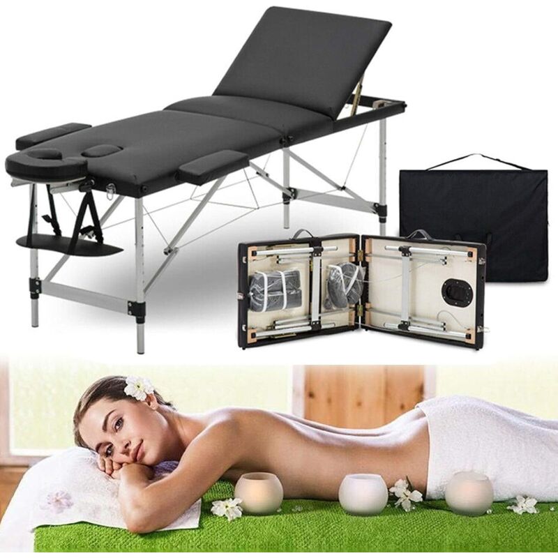 Tragbarer Massagetisch, leichtes Couchbett, zusammenklappbares Beauty-Couchbett, verstellbare Sockeltherapie, Reiki-Tattoo-Salon, Beauty-Spa-Couch