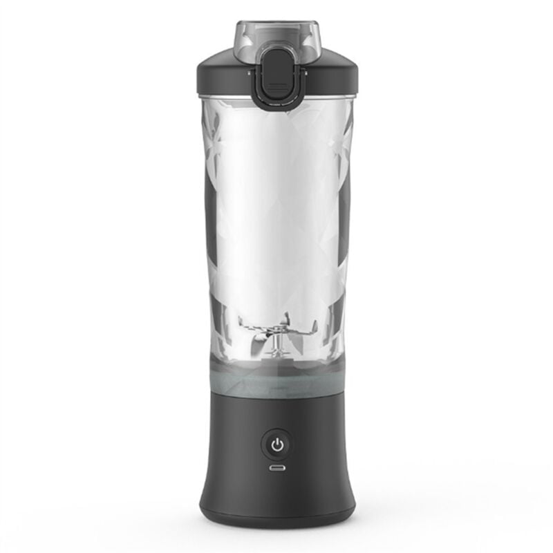 Tlily - Tragbarer Mini-Mixer (600 ml), per usb wiederaufladbarer kleiner Smoothie-Mixer, Reisemixer mit großer Kapazität für Smoothies