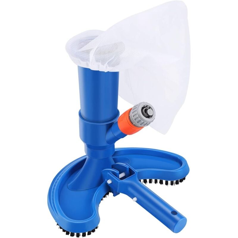 Gabrielle - Tragbarer Pool-Staubsauger, oberirdischer Pool-Staubsauger, Pool-Jet-Reiniger mit Netzbeutel mit Kordelzug, Pool-Reinigungswerkzeug für