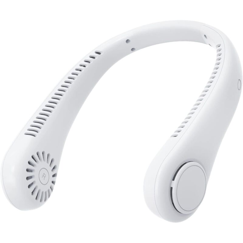 Tragbarer USB-Ventilator, flügelloser Nackenventilator, 3 Geschwindigkeiten, Nackenventilator, USB-Ventilator für Kinder und Erwachsene, tragbarer
