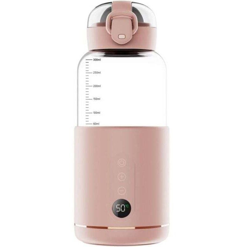 Tragbarer Warmwasserbereiter, tragbarer Warmwasserbereiter für Babynahrung mit 300 ml Fassungsvermögen, kabelloser tragbarer Flaschenwärmer