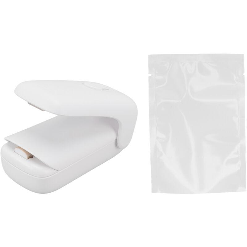 Tragbares 2-in-1-Beutelverschließgerät mit Taschenmesser – ABS-Verschließmaschine für Lebensmittel und Snacks