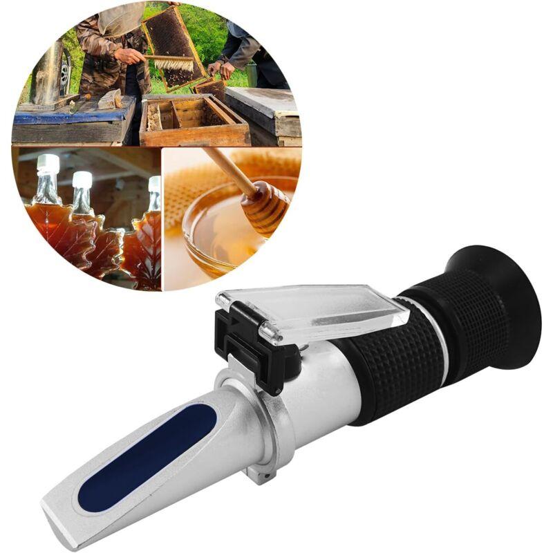 Fitags - Tragbares Brix-Refraktometer, Wein-Refraktometer, manuelles Refraktometer zur Messung des Zuckergehalts für Wein, Bier, Obst, Weinherstellung