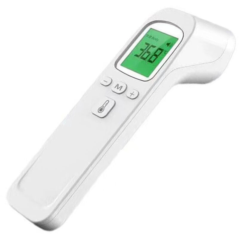 Tragbares digitales Thermometer mit Farbwarnung, 3-Farben-Digitalthermometer, berührungsloses Temperaturmessgerät.