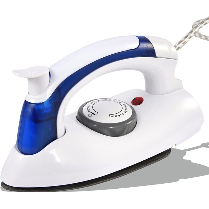 Tragbares Mini-Dampfbügeleisen – faltbares Bügeleisen für Kleidung, antihaftbeschichtete Bügelsohle, Temperaturregelung, kleine Größe für Zuhause und