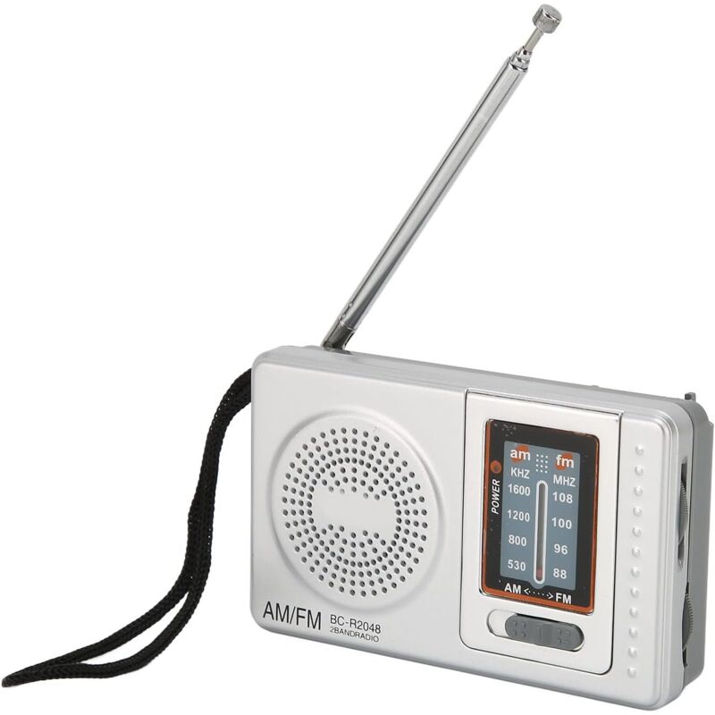 Tragbares Radio, AM(MW)/FM-Batteriebetriebenes Radio, Transistor-Taschenradio mit hervorragendem Empfang, hervorragende Klangqualität, Mini-Tragradio