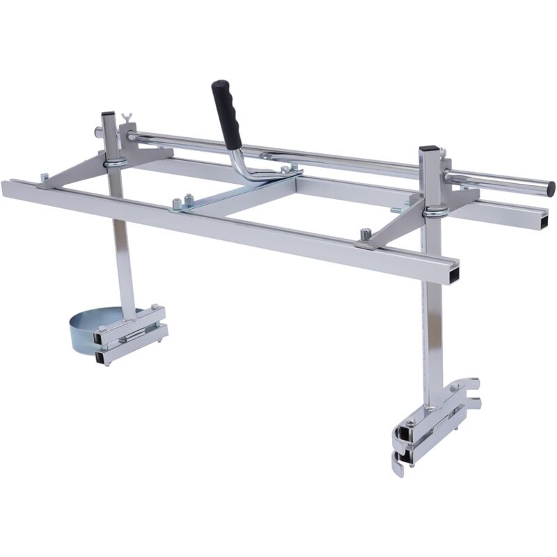 Tragbares Sägewerk, 36 Zoll Mobiles Kettensägenmühle, Plankenfräse, Stahl rostbeständig Kettensäge, 35-91cm Kettensäge Zubehör Werkzeuge Führer Bar