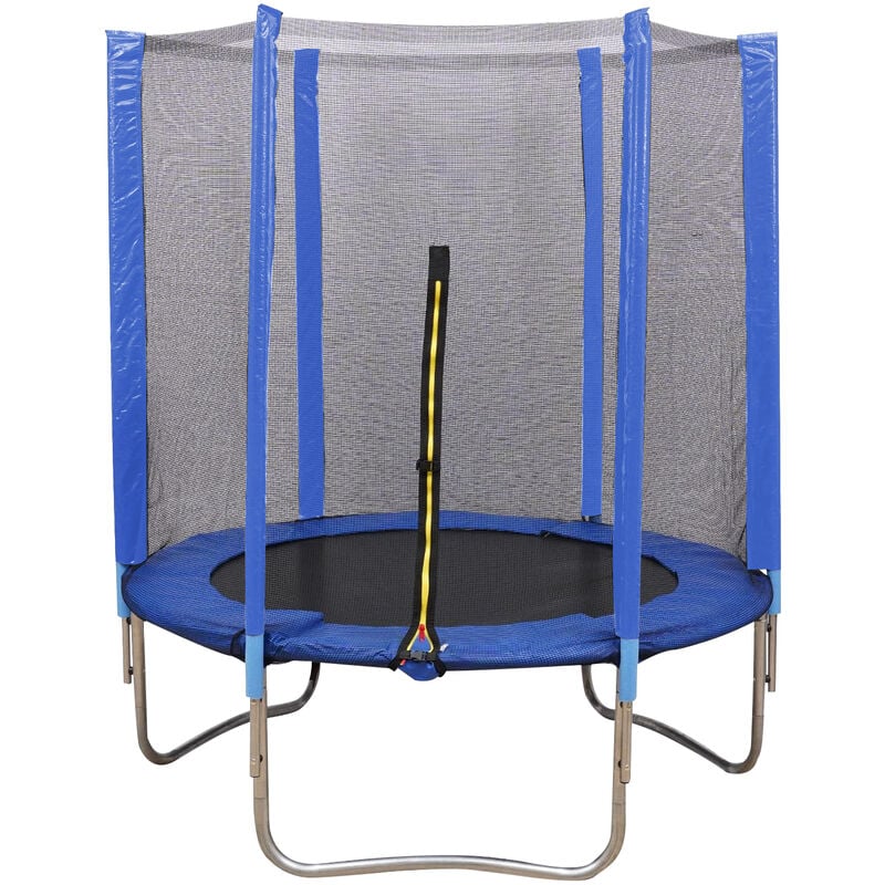 Haloyo - Trampolin Gartentrampolin Kindertrampolin Outdoor Trampolin Komplettset Sicherheitsnetz Blau 1.524m
