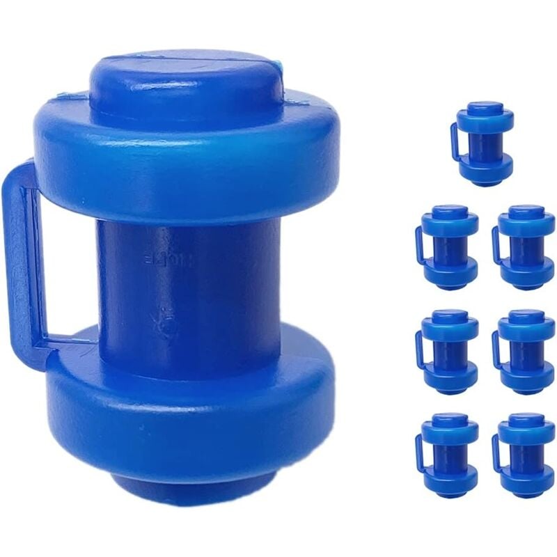 Aougo - Trampolin-Stangen-Endkappe für Trampolin-Netzstangen, Sicherheitsnetz-Ersatzteil, Packung mit 8 schützenden Endkappen für