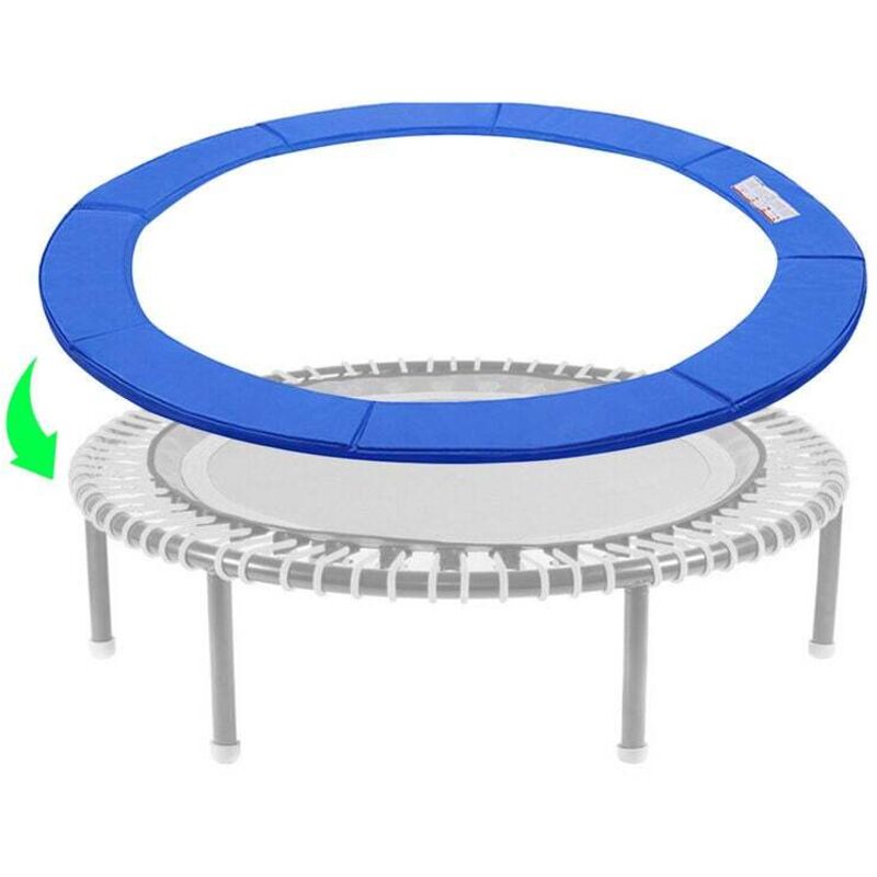 Yoyaxi - Trampolin-Randabdeckung, Trampolin-Feder-Seitenschutzabdeckung ø305 cm, Blau – Blau
