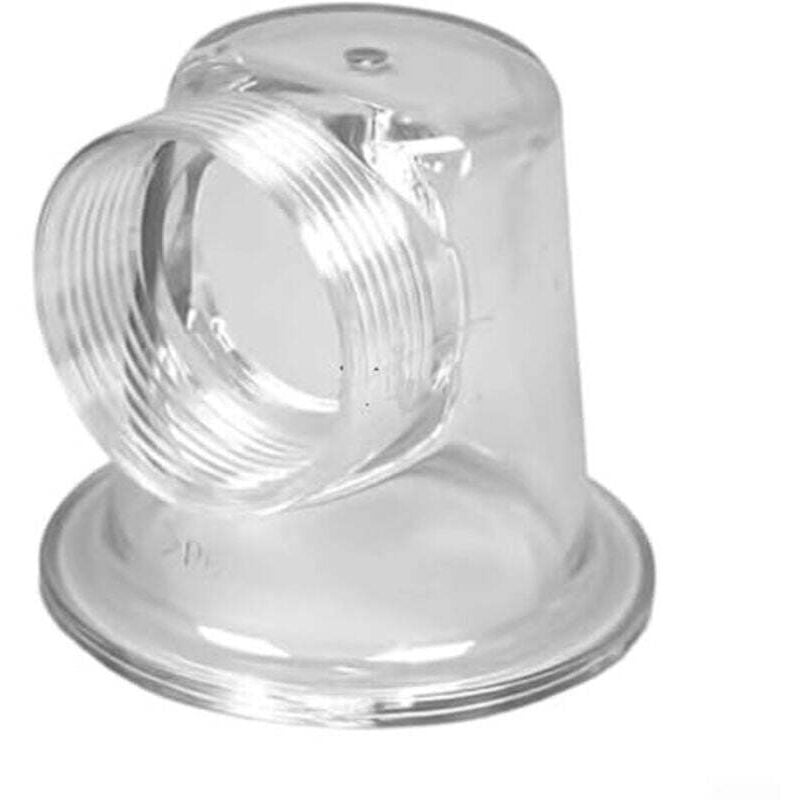 Transparente Vorfilterabdeckung für Poolpumpe, kompatibel mit Umwälzsystem der Serien SPS 50, 75 und 100 (1 Stück)