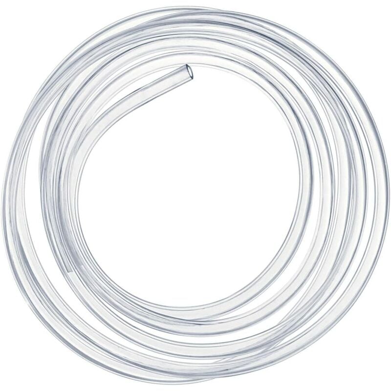 Transparenter Druckschlauch 3 Meter, 8 × 10mm Flexible Rohrleitung PVC-Rohr