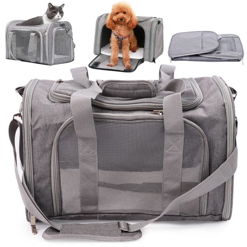 TRANSPORTER für Katze, Hund, Kaninchen, Tiertransporttasche, Laufstall