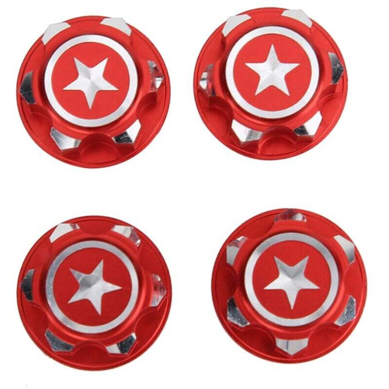 Traxxas Summit X-MAXX RC 17mm Metall-Radmutternsatz Rot