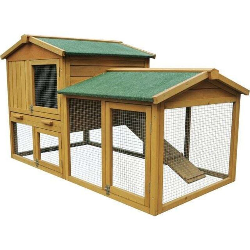 Trendline - Kleintierstall Maximo Kaninchenstall Kaninchenkäfig Kleintiergehege