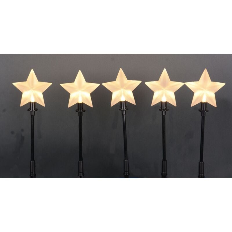 TrendLine LED Sternenstäbe Weihnachtsbeleuchtung Innen Außen Sterne