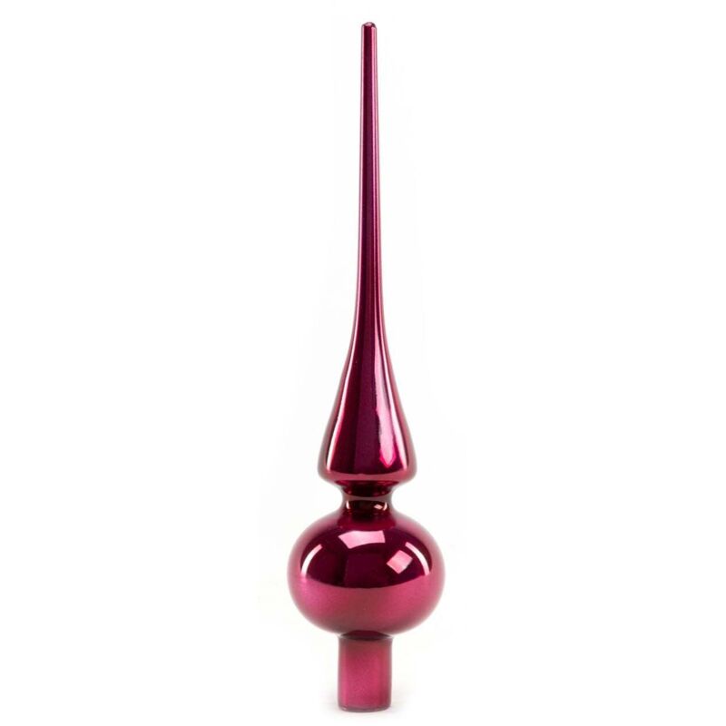 Trendline - uni Spitze 26 cm glanz magnolienrosa Weihnachtskugeln Weihnachten Xmas