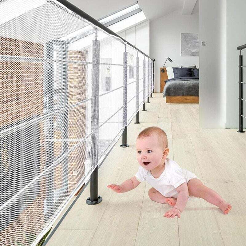 XVX - Treppenschutznetz, Sicherheitsnetz, Balkontreppenschutznetz, Balustradentreppennetz, Treppennetz, Balkonschutznetz