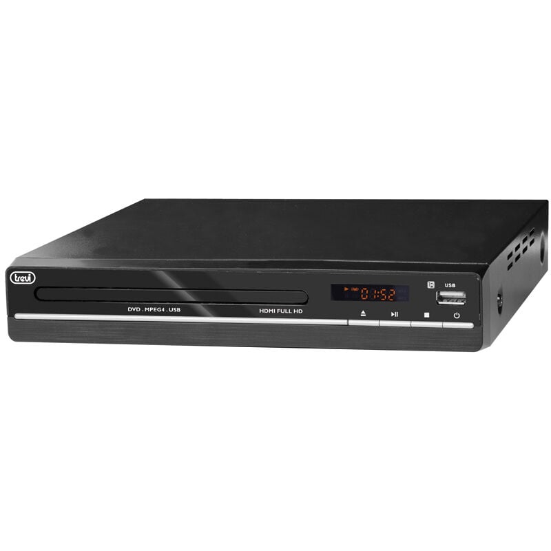 Trevi DVMI 3580 FULL HD Player de DVD Player Black - DVD Player de (1080p, MPEG4, MP3, JPG, CD de Audio, DVD-Video, CD,DVD)