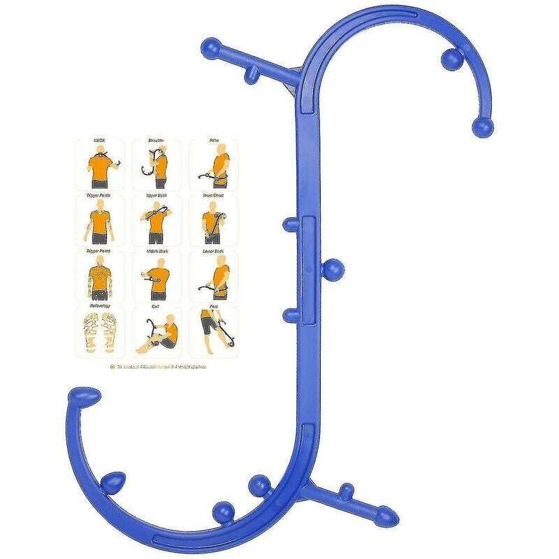 Triggerpunkt-Massagegerät – Komfortables Therapie-Massagegerät zur Selbstmassage des unteren Rückens, Nackenmassage, Schultermassage