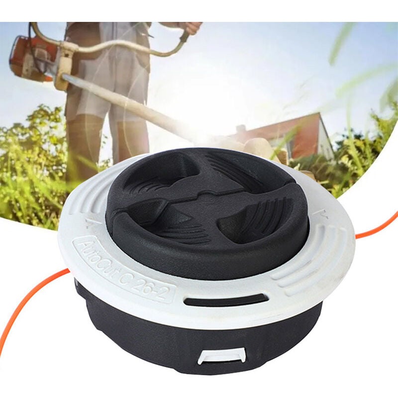 Trimmerkopf für Stihl Autocut C26-2, Trimmerkopf kompatibel mit STIHL FS55, FS70, FS80, FS85, FS90, FS94, FS120, FSA130, FS-KM, Trimmerkopf Autocut C