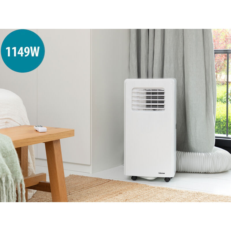 Tristar - Mobile Klimaanlage Monoblock 10.500 btu mit Abluftschlauch & Fernbedienung, 65dB