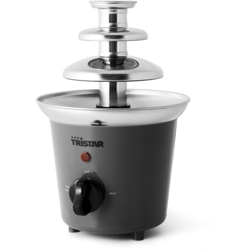 Tristar - Schokoladenfontaine/ Schokobrunnen, 32 Watt, 3 Stufen, Warmhaltefunktion