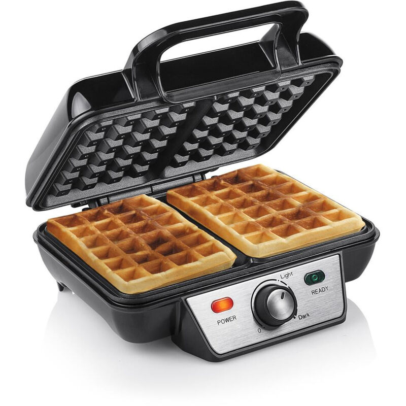 Tristar - Waffeleisen WF-2195 für 2 Brüssler Belgische Waffeln Waffelautomat 1000W