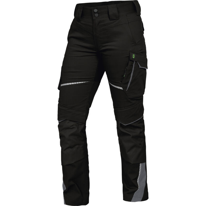 Leibwächter - Damen Bundhose Flex-Line FLXDH25 Gr. 38 schwarz/grau