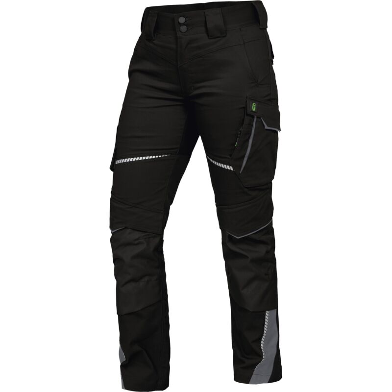 Leibwächter - Damen Bundhose Flex-Line FLXDH25 Gr. 36 schwarz/grau