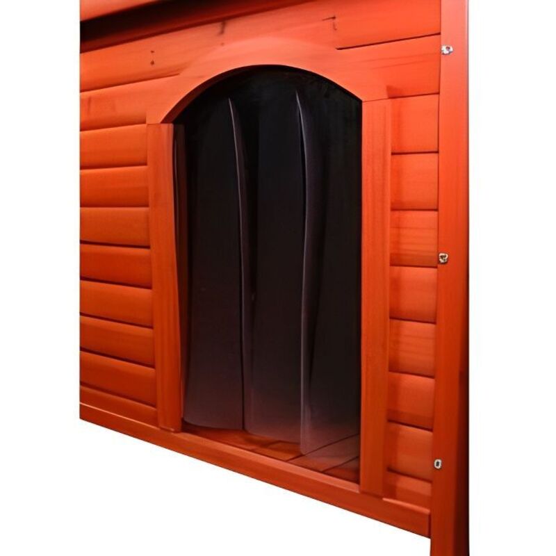 Plastiktür für die Natura Hundehütte mit Flachdach Trixie - Tür - Plastik - Länge 22 cm - Breite 35 cm